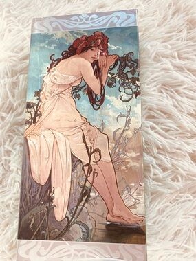 PAPYRUS MUCHA SEASONS NOTE CARDS ART NOUVEAU BOX SET 18 Cards w/ Envelopes